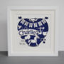 Personalised New Baby Paper Cut Picture, thumbnail 3 of 8