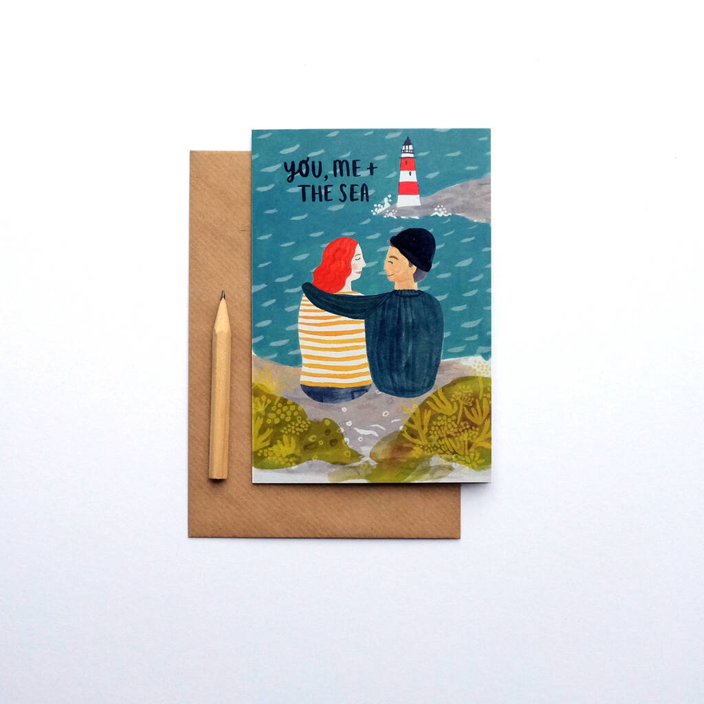 You, Me And The Sea Card, 1 of 3