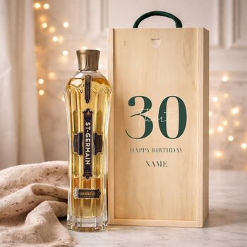 Personalised 30th Birthday Aperitif Gift Set With Custom Lid, 4 of 11