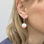 Jo Ann Gold Polymer Clay Earrings, thumbnail 5 of 5