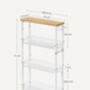 Four Tier Trolley Space Saving Kitchen Cart With Handle, thumbnail 12 of 12