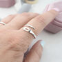 Handmade Sterling Silver Sewing Needle Ring, thumbnail 2 of 5