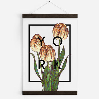 Personalised Tulips Botanical Flower Print, 5 of 8