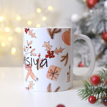 Personalised Christmas Festive Mug, 3 of 3