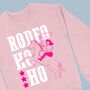 Rodeo Ho Ho Christmas Cowgirl Sweatshirt, thumbnail 1 of 2