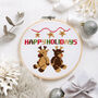 Reindeer Christmas Cross Stitch Kit Seven', thumbnail 1 of 5