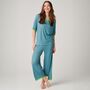 Women's 'Blooming Fabulous' Bamboo Lace Pyjama Set, thumbnail 1 of 7