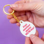 Manic Mum Day Keyring Mother's Day Gift, thumbnail 2 of 3