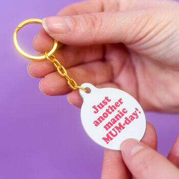 Manic Mum Day Keyring Mother's Day Gift, 2 of 3