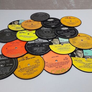 Frank Sinatra Vinyl Record Coaster, 4 of 4