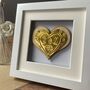 Personalised 50th Wedding Anniversary Gift Heart, thumbnail 5 of 12