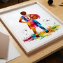 Personalised Custom Basketball Player Print, thumbnail 4 of 6