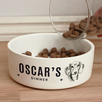 Personalised Dog Feeding Bowl, 3 of 4