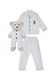 Gingerman Pyjama Set With Matching Teddy Bear Set, Lnm 368, thumbnail 1 of 2