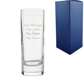 Personalised Strauss High Ball Glass With Gift Box, 2 of 5