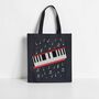 Piano Keyboard T Shirt Or Sweatshirt For Music Lovers – Musical Notes Design Gift, thumbnail 5 of 12