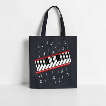 Piano Keyboard T Shirt Or Sweatshirt For Music Lovers – Musical Notes Design Gift, 5 of 12