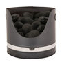 Black And Silver Fireplace Coal Bucket, thumbnail 2 of 5