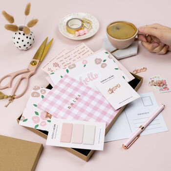 Blush Floral Stationery Box, 3 of 10