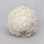 G Decor Luxurious White Feather Christmas Tree Bauble, thumbnail 3 of 3