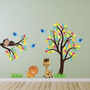 Tree, Branch And Jungle Animals Wall Sticker, thumbnail 3 of 3