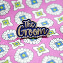 The Bride And The Groom Wedding Enamel Lapel Pin Set By Wedfest ...