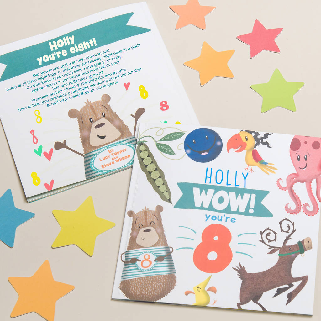 personalised 8th birthday children's book by fromlucy ...