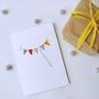 Hooray Personalised Stitched Birthday Card, thumbnail 2 of 2