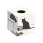 Tissue Box Cover Wooden Black Cat, thumbnail 1 of 2