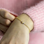 Best Friends Tiny Heart Birthstone Bracelet, thumbnail 4 of 8