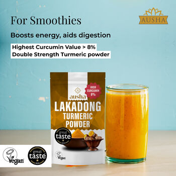 Ausha Lakadong Turmeric Powder 200g Great Taste Award 2025 High Curcumin, 7 of 9