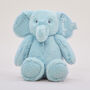 Personalised Blue Elephant Soft Toy, thumbnail 1 of 5