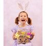 Spring Bunny Shaped Easter Basket, thumbnail 2 of 4