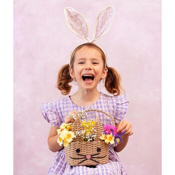 Spring Bunny Shaped Easter Basket, 2 of 4