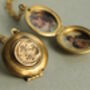Gold Moon And Star Locket Necklace, thumbnail 7 of 9