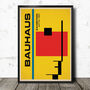 Bauhaus Inspired Abstract Geometric Art Print #07, thumbnail 1 of 2