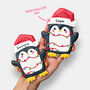 Personalised Christmas Penguin Letterbox Cookie, thumbnail 2 of 10