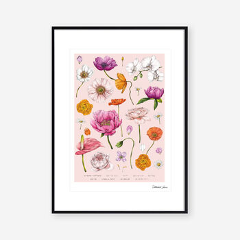 Botanical 'Floral Brights' Art Print, 2 of 2