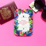 Passport Holder Tropical Summer Personalised, thumbnail 2 of 8
