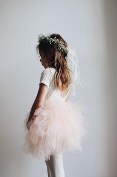 Champagne Fluffy Tutu Skirt, 7 of 8