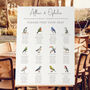 Bird Themed Wedding Table Plan, thumbnail 2 of 9