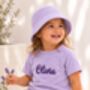 Summer Personalised 3pcs Towelling Sets Embroidered Kids Personalised T Shirt And Shorts Holiday, Beach , Swimming, thumbnail 1 of 13