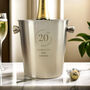 Personalised Date Stainless Steel Ice Bucket, thumbnail 2 of 6