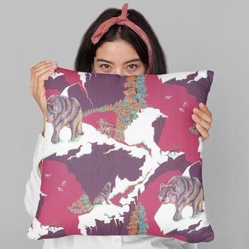 Wolf Animal Cushion Cover, 10 of 12