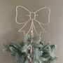 Bow Wire Tree Topper, thumbnail 3 of 7