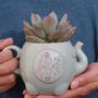 Elephant Mug Planter With A Succulent Mothers Day Gift, thumbnail 1 of 7