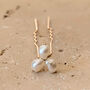 Lola Small Pearl Cluster Hair Pins, thumbnail 2 of 3