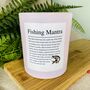 Funny Personalised Fishing Positive Affirmation Candle, thumbnail 4 of 10