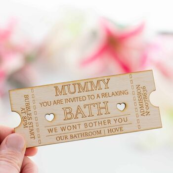 Personalised Mothers Day Ticket, 3 of 6