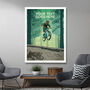 Personalised Mountain Bike Forest Trail Race Poster, thumbnail 3 of 7